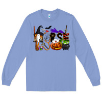 Colony Blue Halloween Nurse Long Sleeve Tee - LillyAllenDesigns
