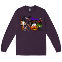 Plum Halloween Nurse Long Sleeve Tee - LillyAllenDesigns
