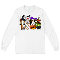 White Halloween Nurse Long Sleeve Tee - LillyAllenDesigns