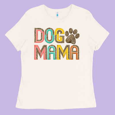 Dog Mama Ladies Tee Designed By Jahusdesignshop
