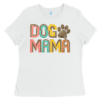 White dog mama Ladies Tee - JahusDesignShop