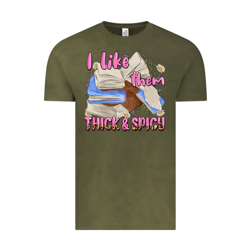 I Like Them Thick And Spicy Vintage Tee by MaliasSmallBusiness | Teevron