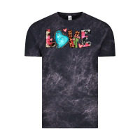Cloud Black gemstone love Vintage Tee - JahusDesignShop