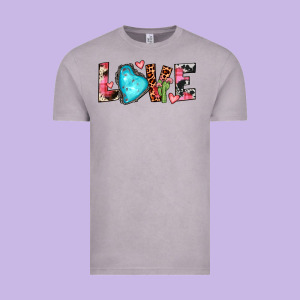 Gemstone Love Vintage Tee Designed By Jahusdesignshop
