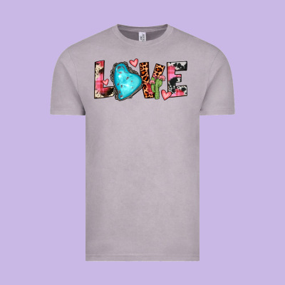 Gemstone Love Vintage Tee Designed By Jahusdesignshop