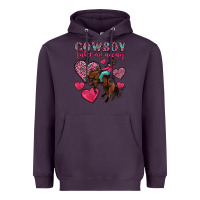 Plum cowboy take me away Heavyweight Hoodie - OliviaCreatesArt