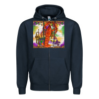 Navy Mardi Gras Crawfish Tumbler Zipper Hoodie - HowdyJamesFarm