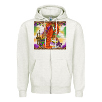 Oatmeal Heather Mardi Gras Crawfish Tumbler Zipper Hoodie - HowdyJamesFarm