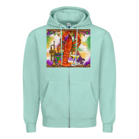 Seafoam Mardi Gras Crawfish Tumbler Zipper Hoodie - HowdyJamesFarm