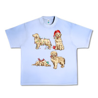 Grape Ice christmas dogs Urban Heavy Tee - MaliasSmallBusiness
