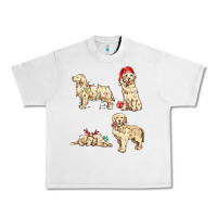 Lunar Rock christmas dogs Urban Heavy Tee - MaliasSmallBusiness