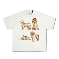 Pistachio christmas dogs Urban Heavy Tee - MaliasSmallBusiness