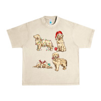 Sandshell christmas dogs Urban Heavy Tee - MaliasSmallBusiness