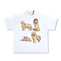 White christmas dogs Urban Heavy Tee - MaliasSmallBusiness
