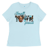 Baby Blue small town proud Ladies Tee - JahusDesignShop