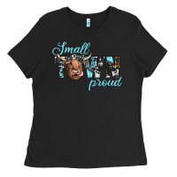 Black small town proud Ladies Tee - JahusDesignShop