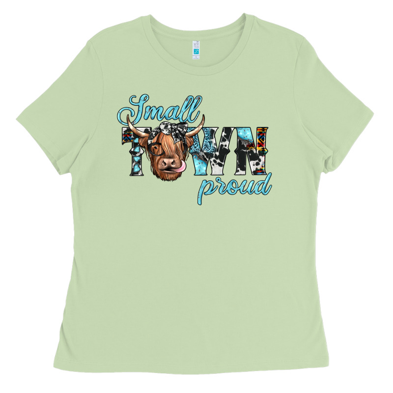 Small Town Proud Ladies Tee by JahusDesignShop | Teevron