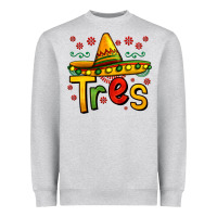 Tres My Third Mexican Birthday Heavyweight Sweatshirt | Teevron