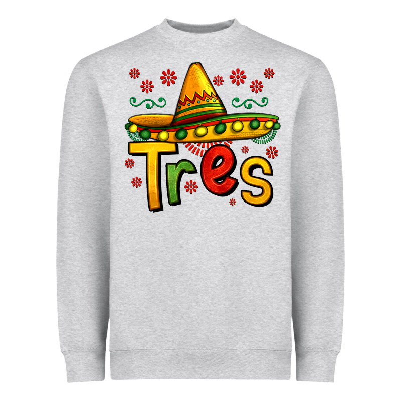 Tres My Third Mexican Birthday Heavyweight Sweatshirt by Jasminsmagicworld | Teevron