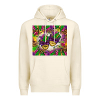 Tofu Mardi Gras masks tumbler Premium Hoodie - HowdyJamesFarm
