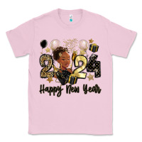 Bubblegum Pink 2024 happy new year black woman Classic Tee - MaliasSmallBusiness
