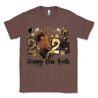 Chestnut 2024 happy new year black woman Classic Tee - MaliasSmallBusiness