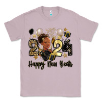 Lilac 2024 happy new year black woman Classic Tee - MaliasSmallBusiness
