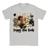 Moon Dust 2024 happy new year black woman Classic Tee - MaliasSmallBusiness
