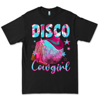Black disco cowgirl Premium Tee - NancyCooperArtShop