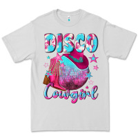 Dove Grey disco cowgirl Premium Tee - NancyCooperArtShop