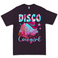 Plum disco cowgirl Premium Tee - NancyCooperArtShop