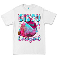 White disco cowgirl Premium Tee - NancyCooperArtShop