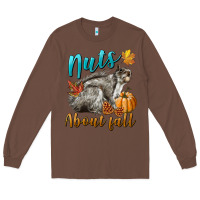Chestnut Nuts About Fall Squirrel Long Sleeve Tee - LillyAllenDesigns
