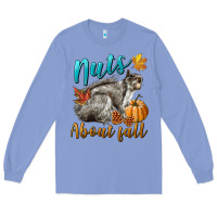 Colony Blue Nuts About Fall Squirrel Long Sleeve Tee - LillyAllenDesigns