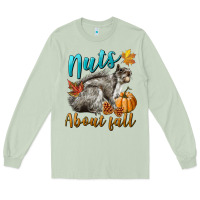 Matcha Nuts About Fall Squirrel Long Sleeve Tee - LillyAllenDesigns