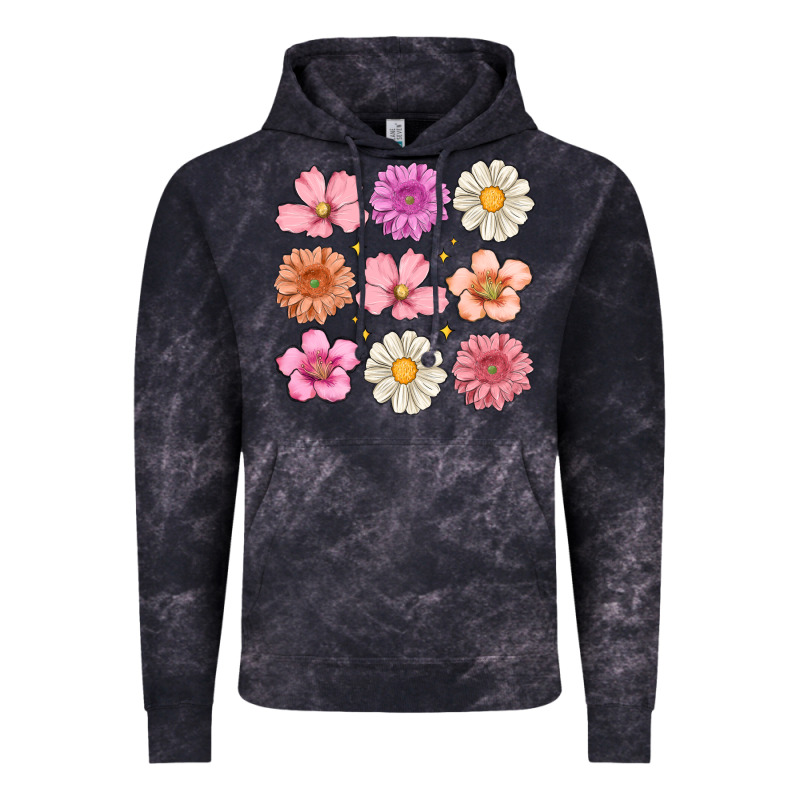 Flowers Vintage Hoodie by MaliasSmallBusiness | Teevron