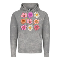 Cloud Rock flowers Vintage Hoodie - MaliasSmallBusiness