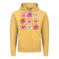 Vintage Mustard flowers Vintage Hoodie - MaliasSmallBusiness