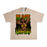 French Oak black history afro woman Urban Heavy Tee - NancyCooperArtShop