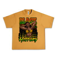 Peanut Butter black history afro woman Urban Heavy Tee - NancyCooperArtShop