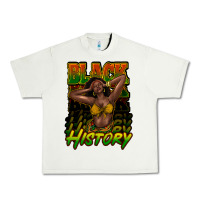 Pistachio black history afro woman Urban Heavy Tee - NancyCooperArtShop