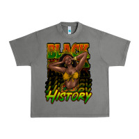 Tornado black history afro woman Urban Heavy Tee - NancyCooperArtShop