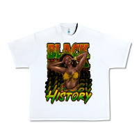 White black history afro woman Urban Heavy Tee - NancyCooperArtShop
