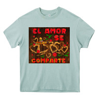 Arona el amor se comparte with churros Heavy Core Tee - AdoDesignShop