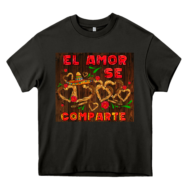 El Amor Se Comparte With Churros Heavy Core Tee by AdoDesignShop | Teevron