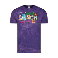 Cloud Purple school lunch squad Vintage Tee - NancyCooperArtShop