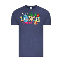 Vintage Denim school lunch squad Vintage Tee - NancyCooperArtShop