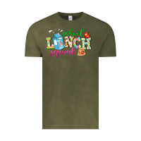 Vintage Olive school lunch squad Vintage Tee - NancyCooperArtShop
