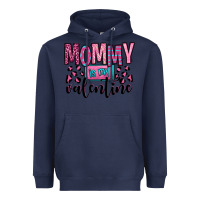 Navy mommy is my valentine Heavyweight Hoodie - OliviaCreatesArt