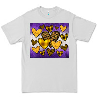 Dove Grey lakers hearts Premium Tee - JahusDesignShop